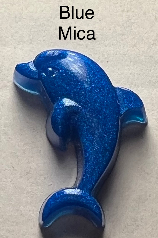 Handmade Colourful Resin Dolphin Earrings