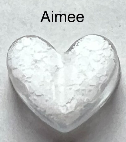 Handmade Glitter and Sequin Heart Earrings