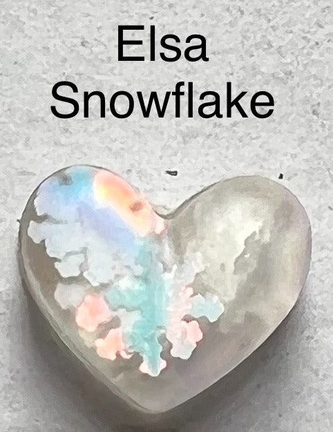 Handmade Glitter and Sequin Heart Earrings